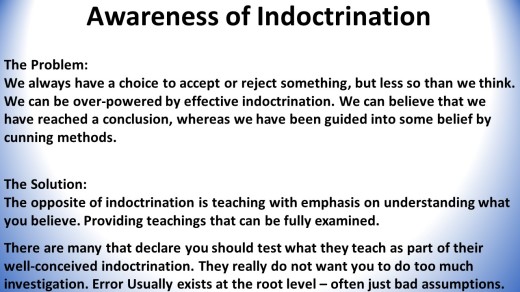 Indoctrination Awareness